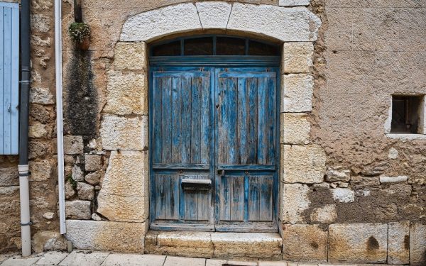 door, entry, facade, street, blue, stone, rustic, door, door, door, door, door, street, street